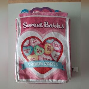 NWT Barkbox Plush Dog Toy "Sweet Barks"